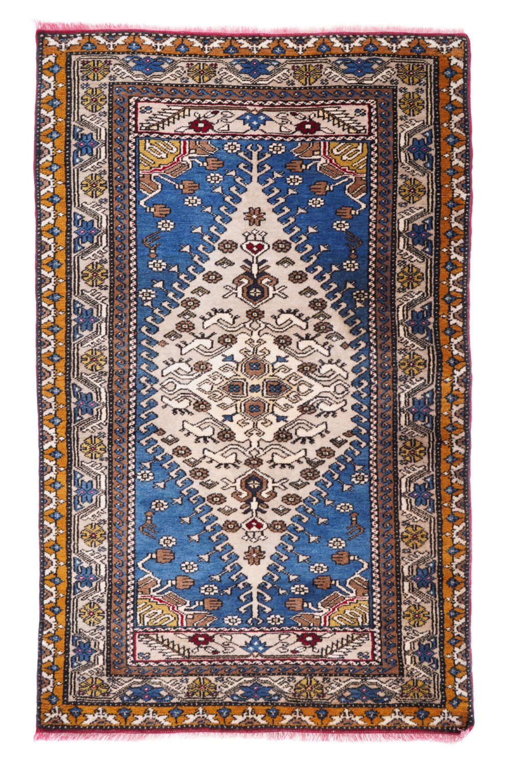 Blue Beige Yahyali Rug