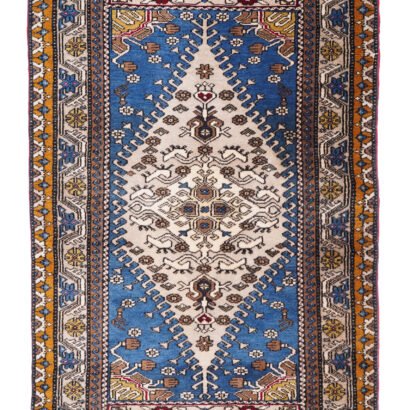 Blue Beige Yahyali Rug