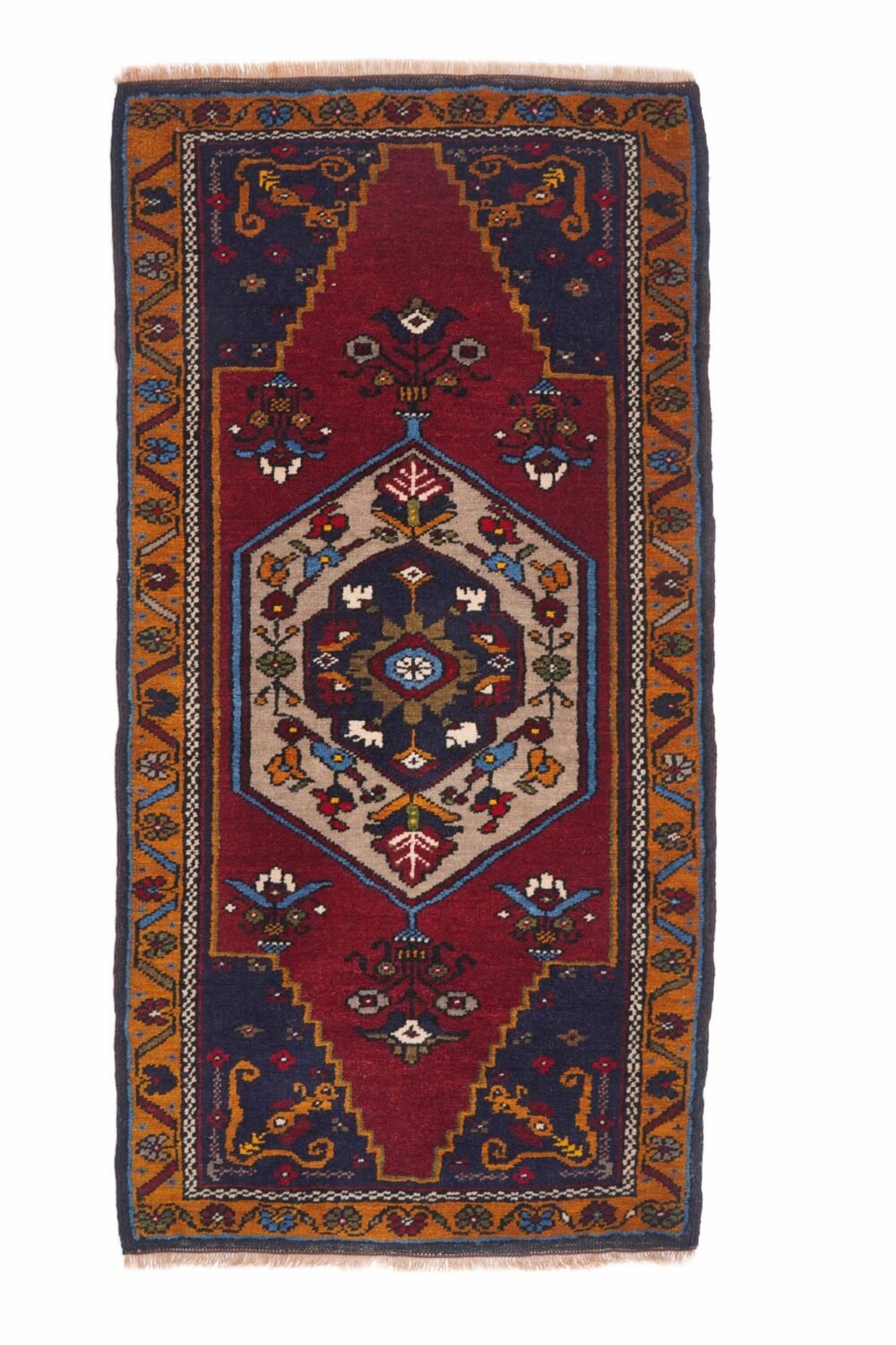 Small Yahyali Wool Rug