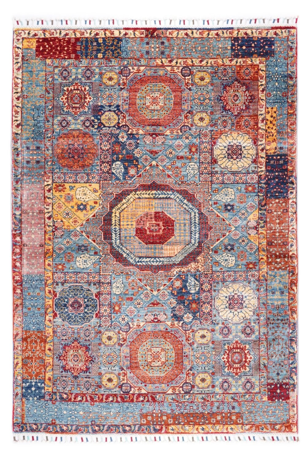 Rainbow Afghan Rug