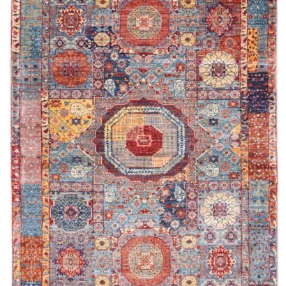 Rainbow Afghan Rug