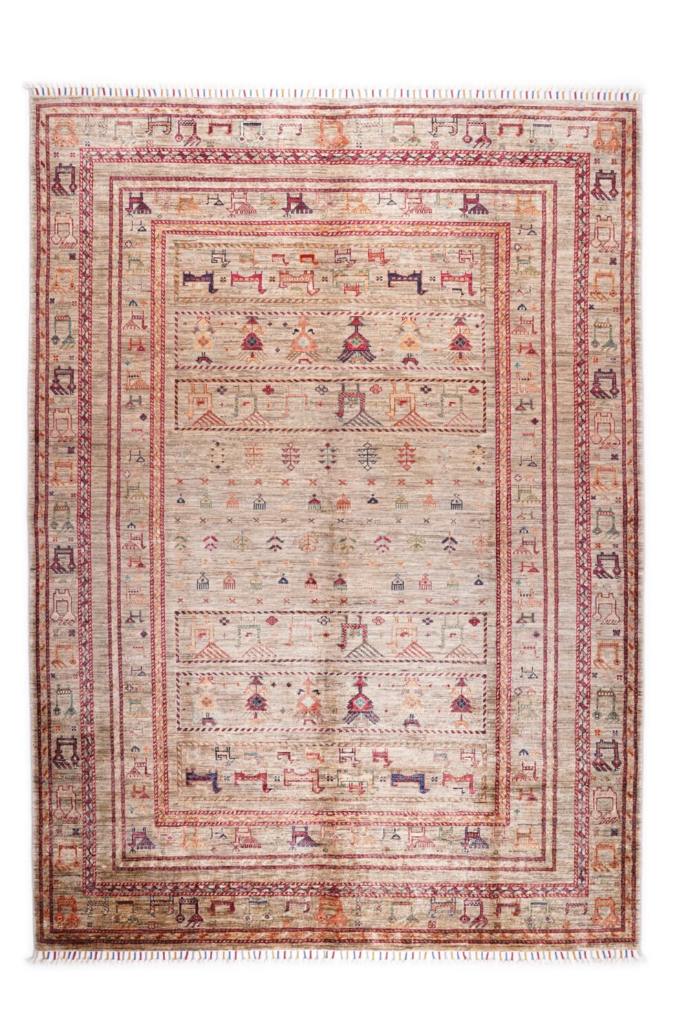 Afghan Sultani Animal Print Rug