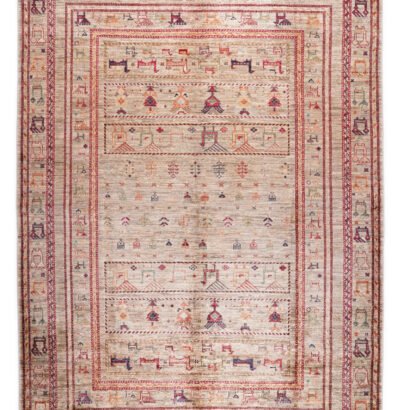 Afghan Sultani Animal Print Rug
