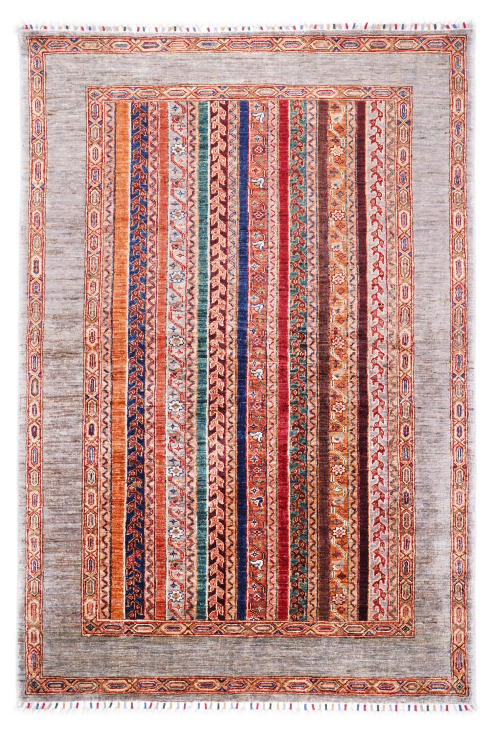 Striped Afghan Rug