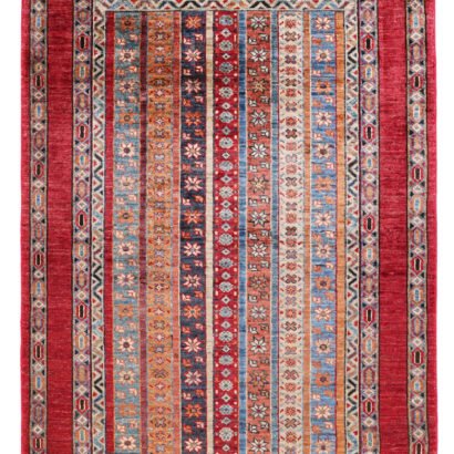 Shawal Striped Afghan Rug