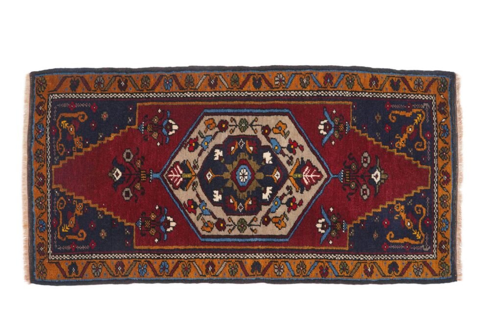 Small Yahyali Wool Rug