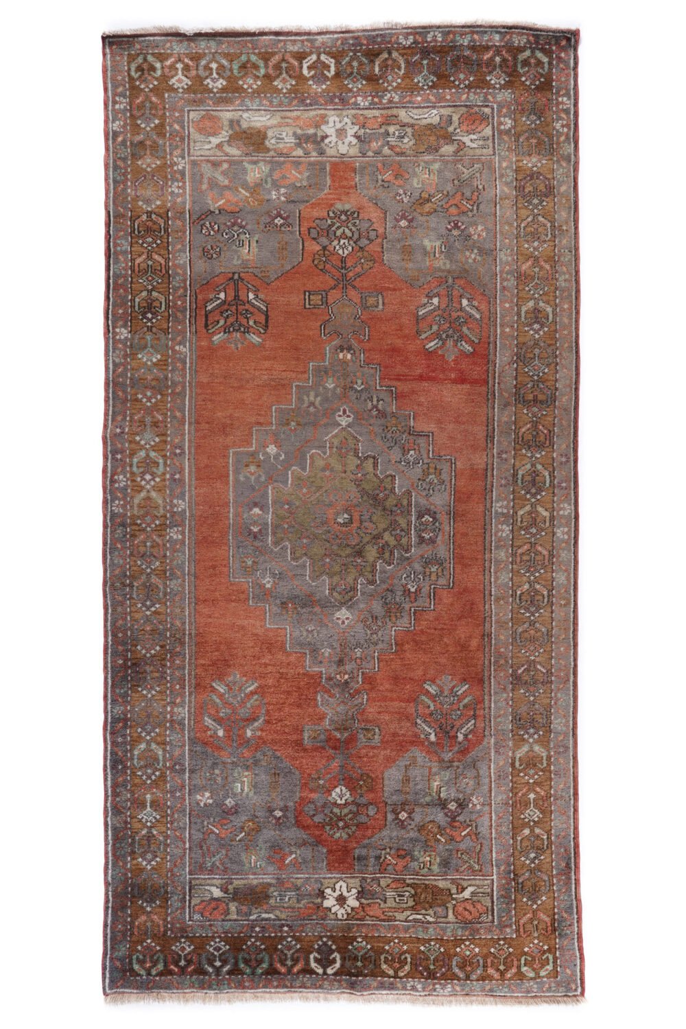Brown Orange Taspinar Rug