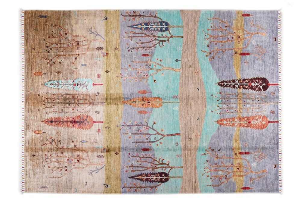 Afghan Tree Motif Rug