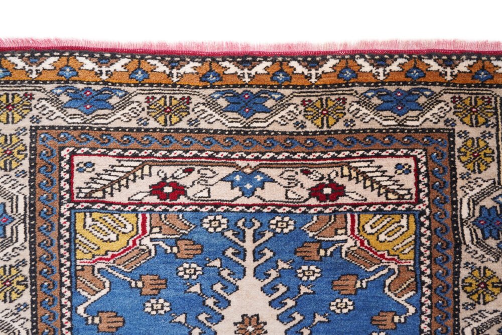 Blue Beige Yahyali Rug