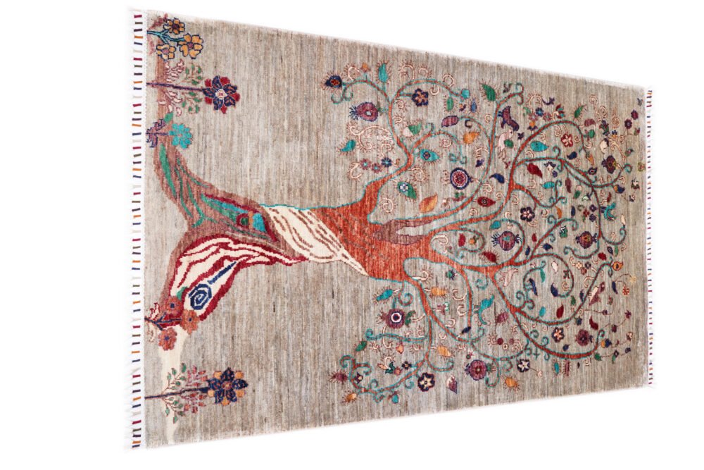 Durable living room rug