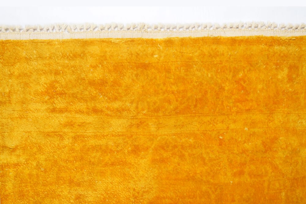 Small Hand-Knotted Yellow Kayseri Rug – Wool Turkish Area Rug | Rugs1