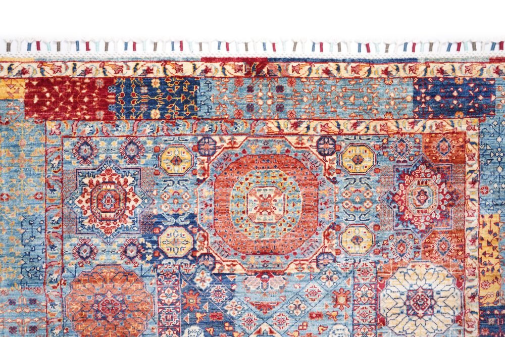 Rainbow Afghan Rug