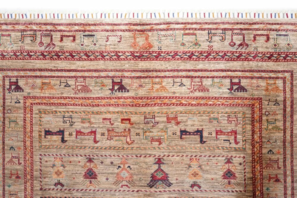 Afghan Sultani Animal Print Rug