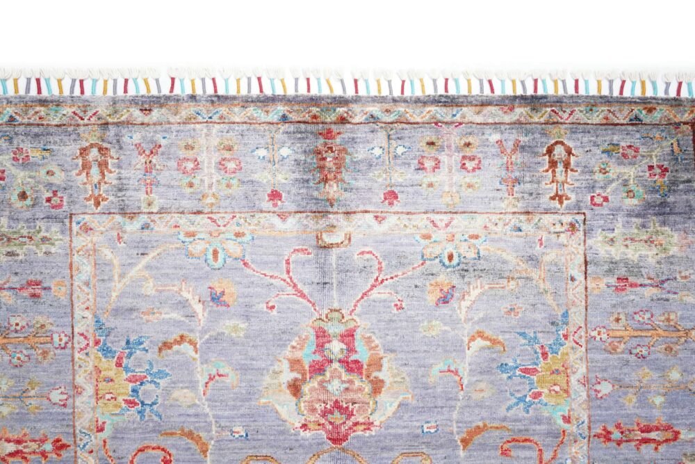 Purple Orange Oriental Rug
