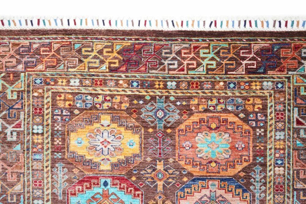 Shag rug with thick, plush pile