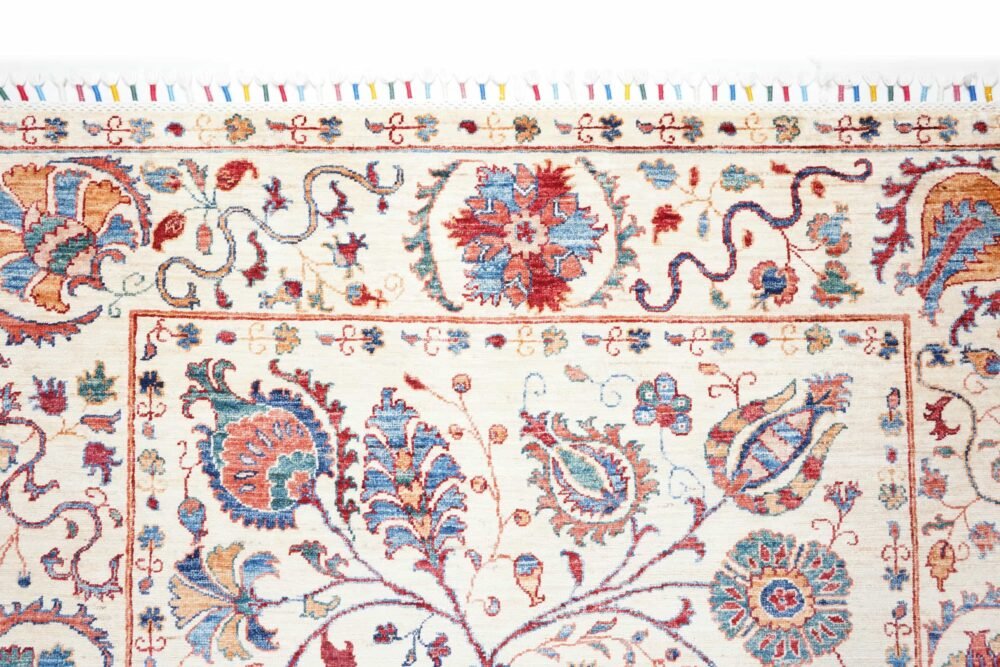 Floral Afghan Rug