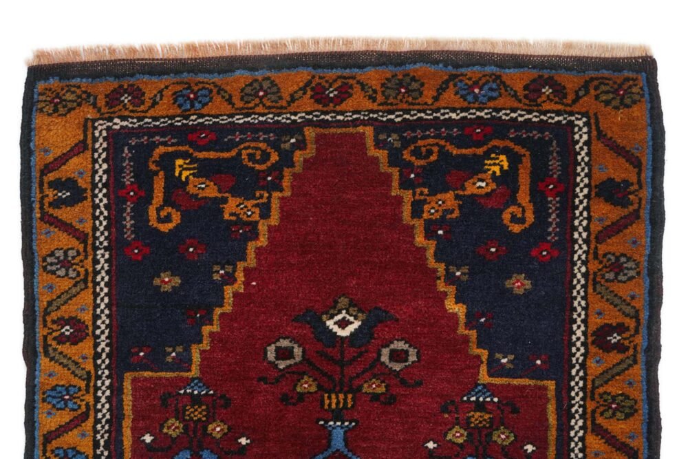 Small Yahyali Wool Rug