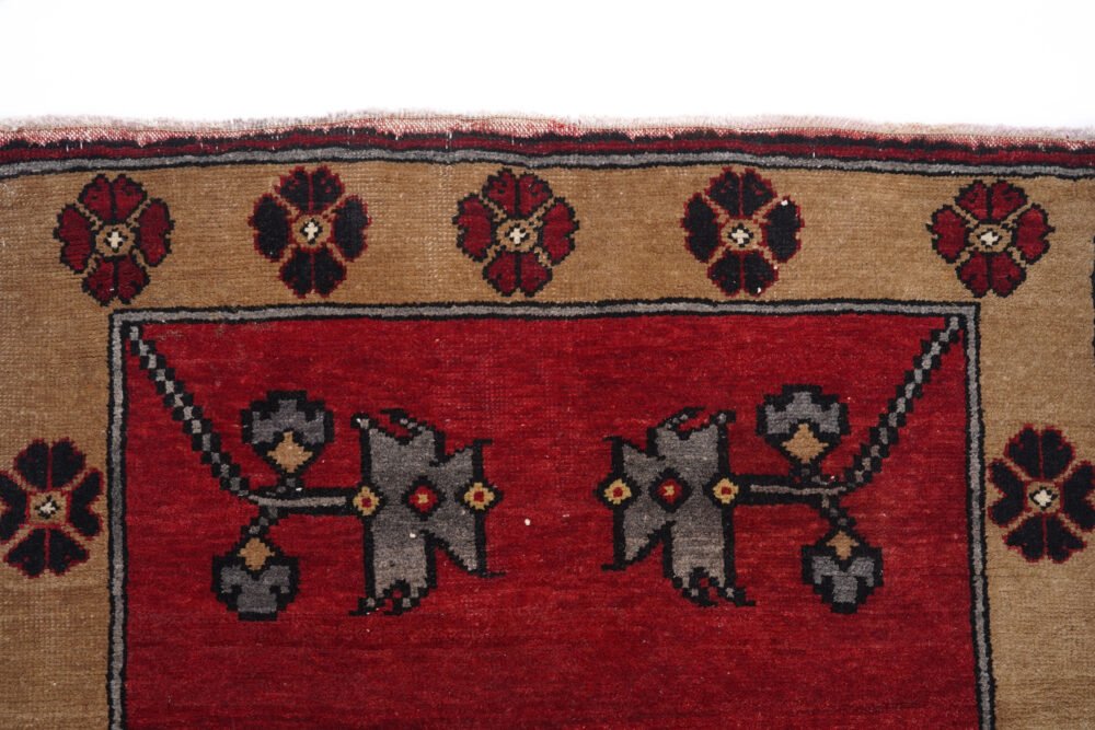 decorative rug on hard flooring