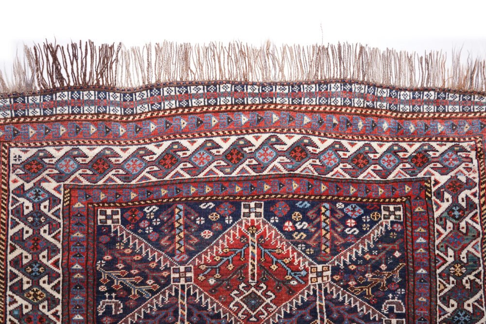 decorative rug on hard flooring
