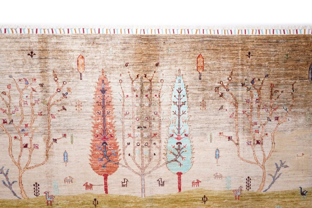 Afghan Tree Motif Rug