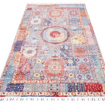 Rainbow Afghan Rug
