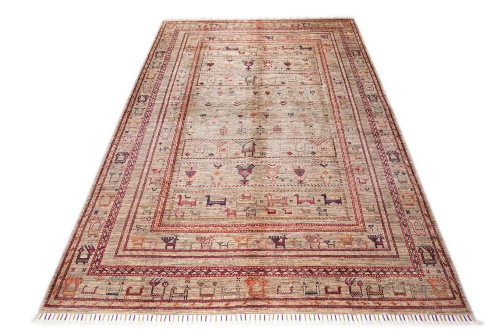 Afghan Sultani Animal Print Rug