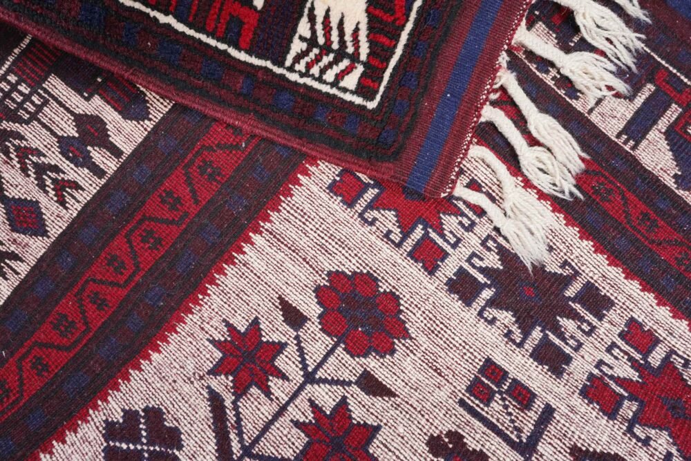 Hand-Knotted Turkish Yagcibedir Rug – Beige & Blue Wool Oriental Rug | Rugs1