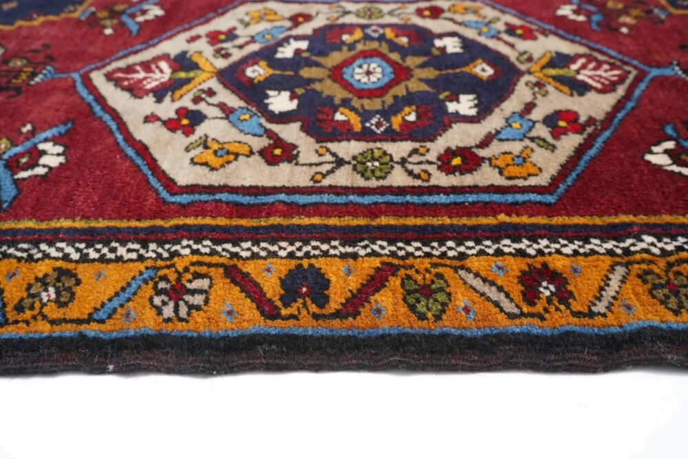 Small Yahyali Wool Rug