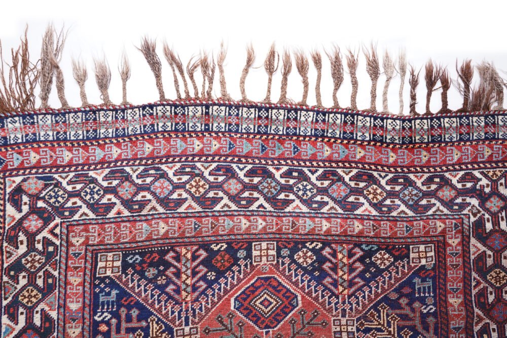 decorative rug on hard flooring