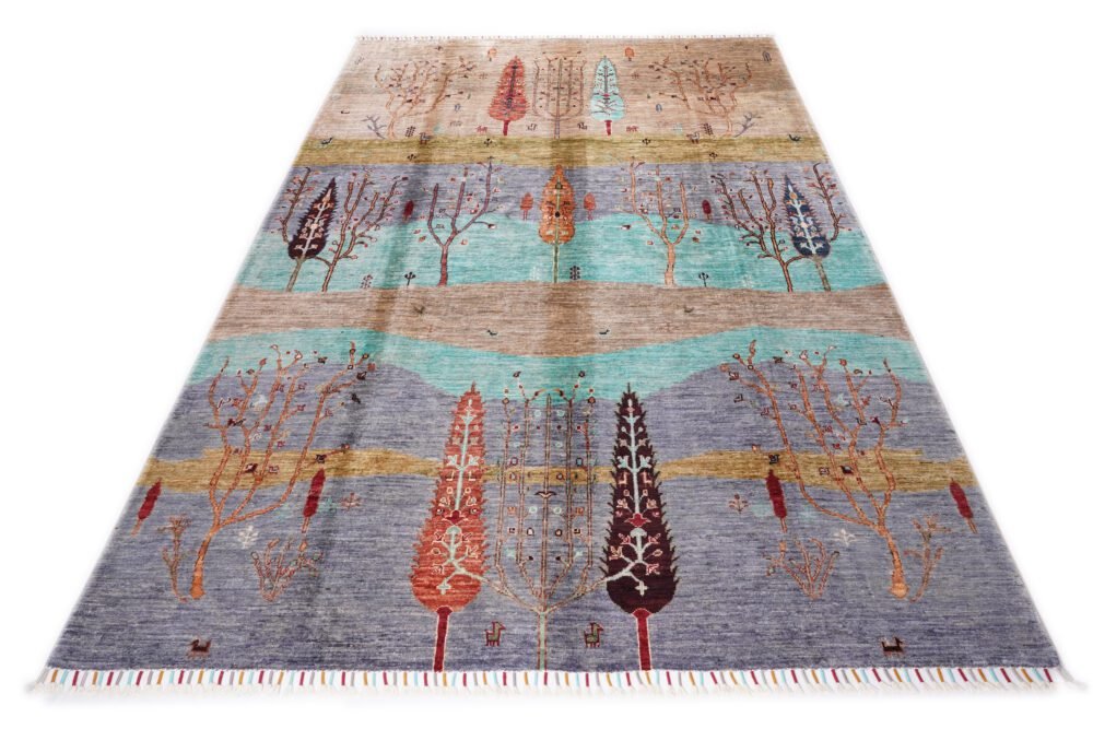 Afghan Tree Motif Rug
