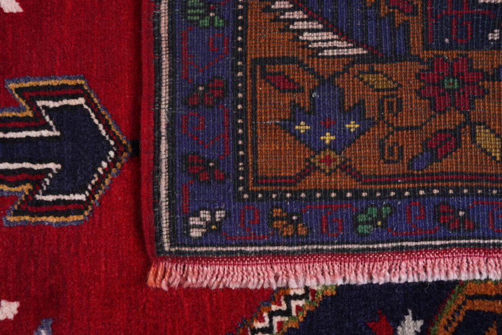 Blue Orange Yahyali Rug