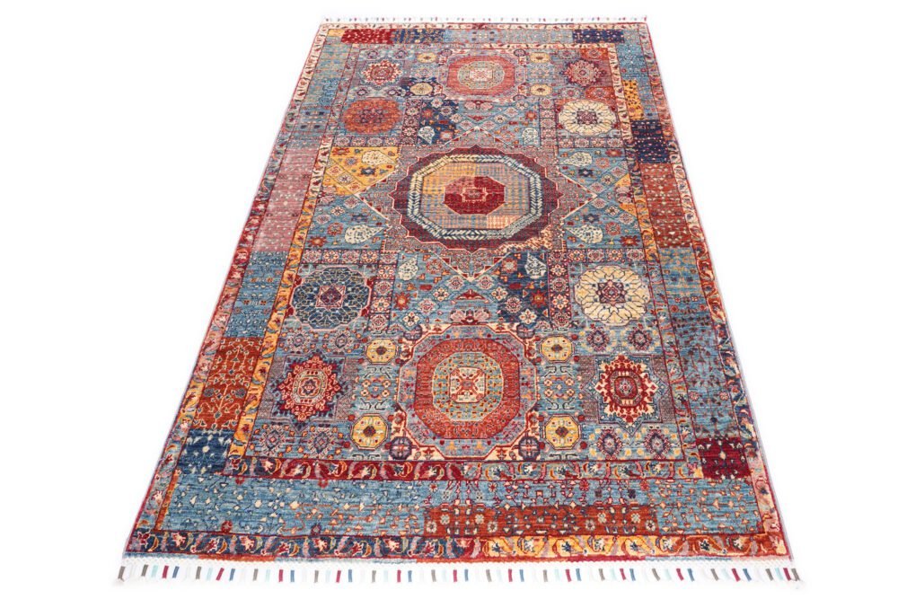 Rainbow Afghan Rug