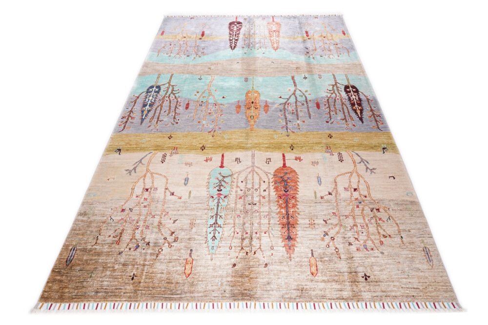 Afghan Tree Motif Rug