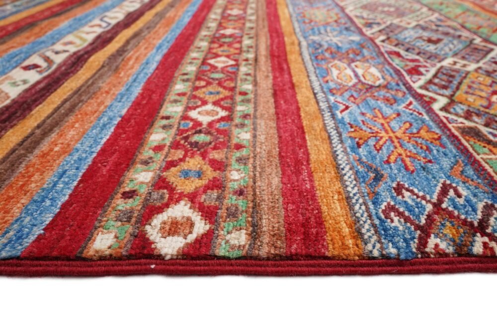 Striped Afghan Rug