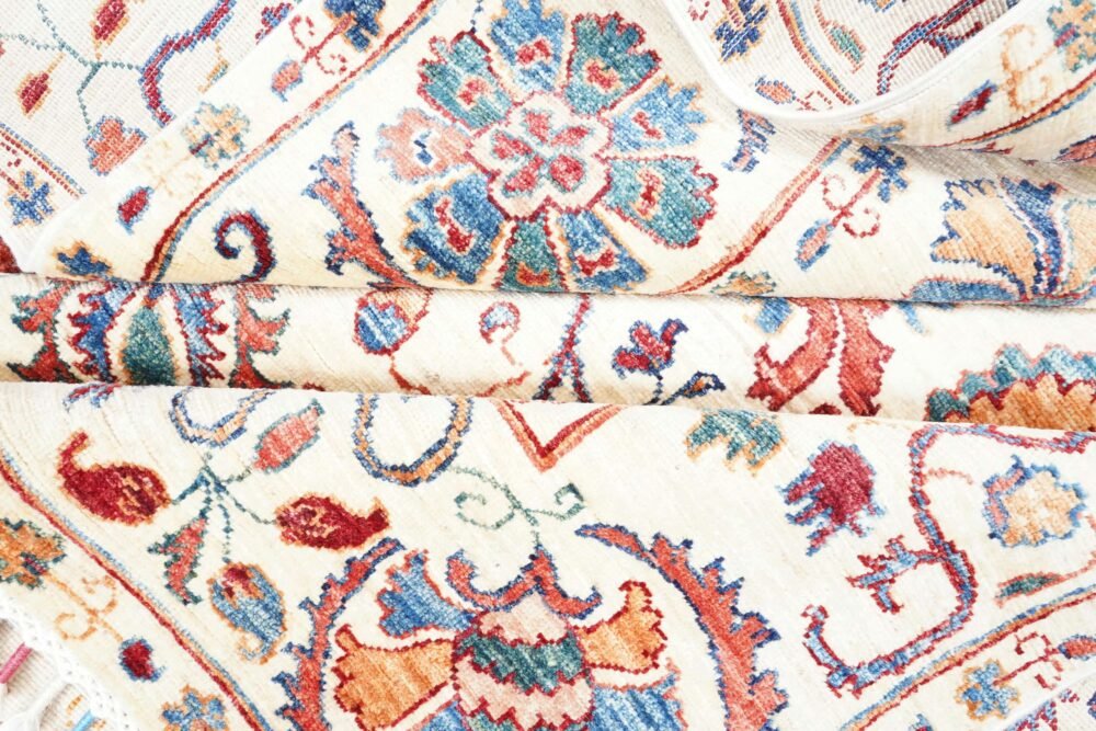 Floral Afghan Rug