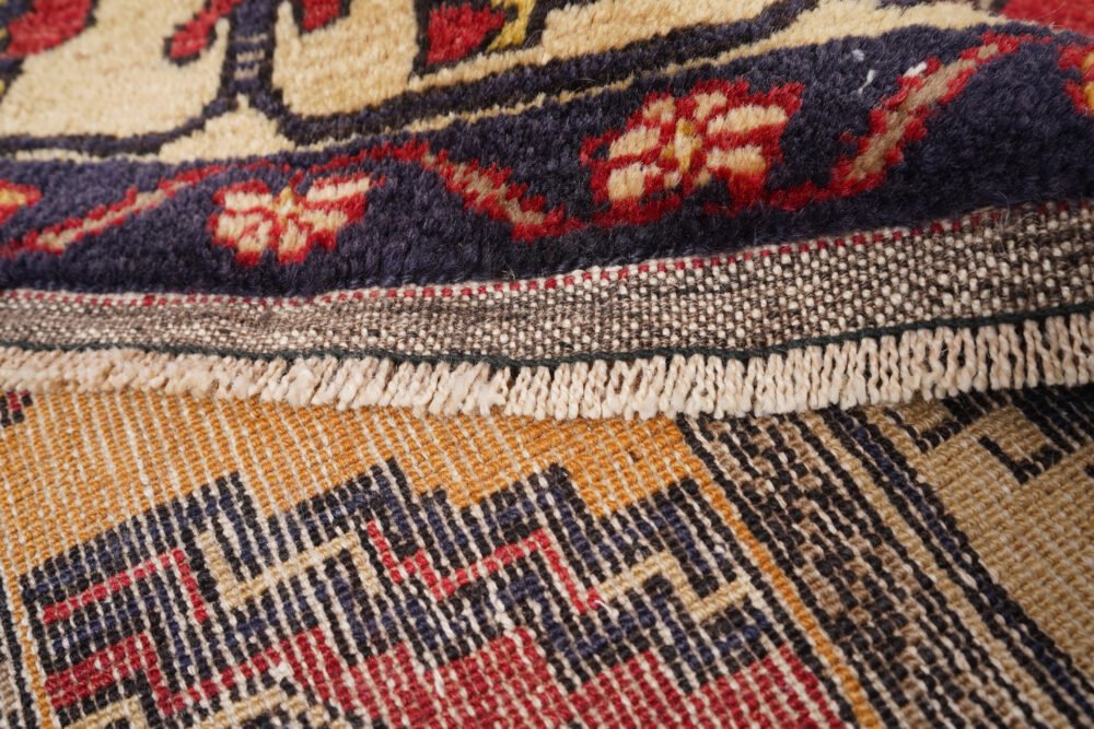 decorative rug on hard flooring