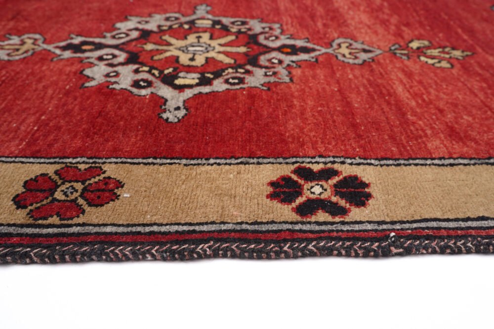 decorative rug on hard flooring