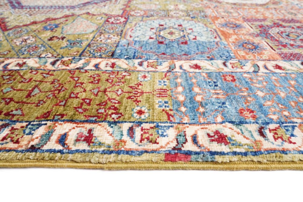 Geometric Afghan Wool Rug