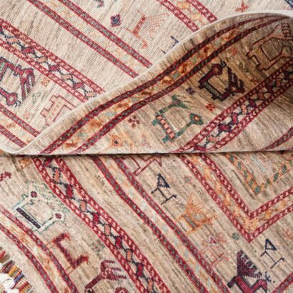 Afghan Sultani Animal Print Rug