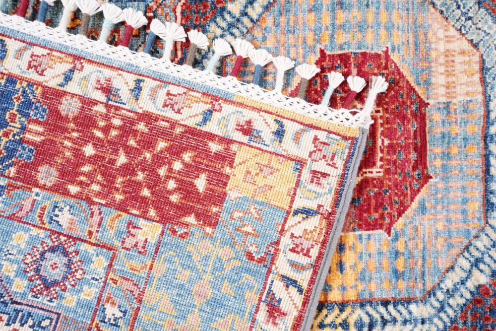 Rainbow Afghan Rug