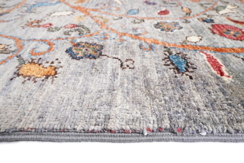 Sultani Rug with Plants and Tree Design