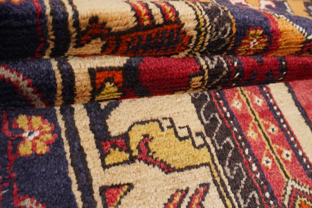 decorative rug on hard flooring