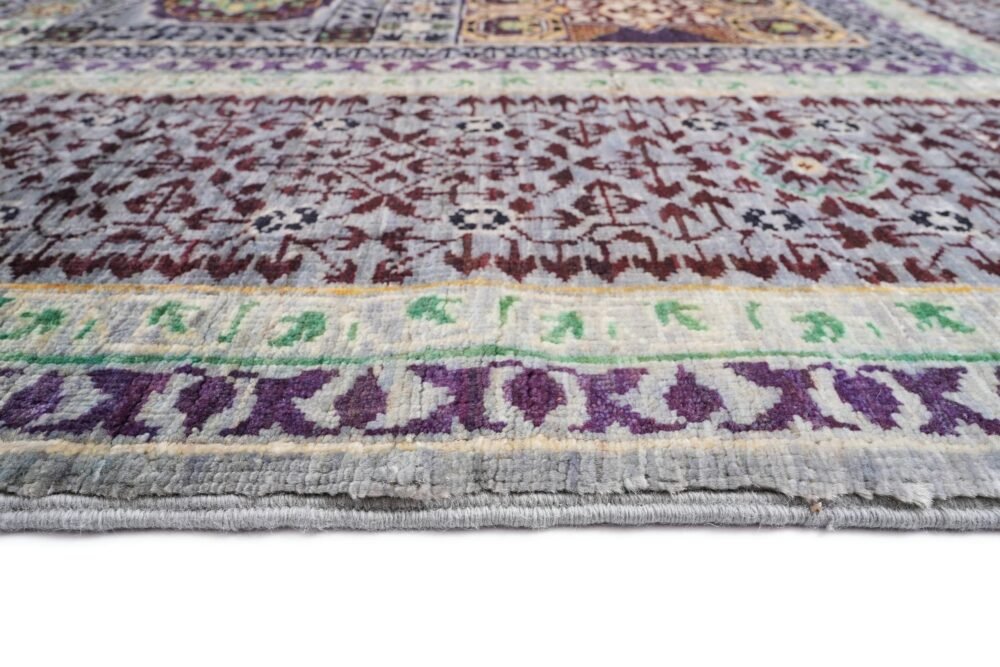 Purple Green Turkish Memluk Rug