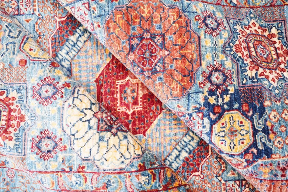 Rainbow Afghan Rug