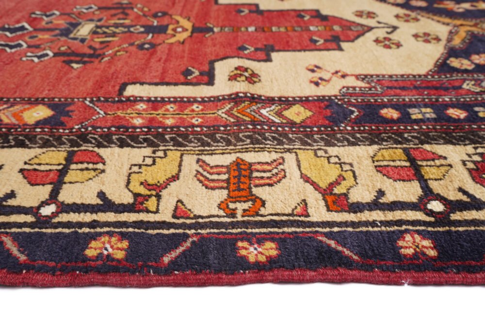 decorative rug on hard flooring