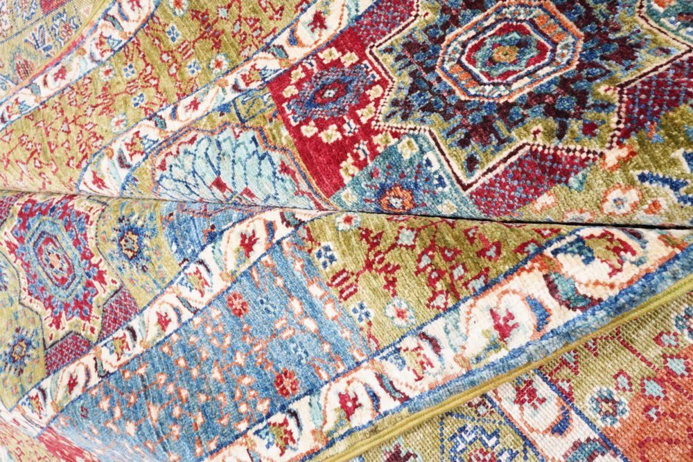 Geometric Afghan Wool Rug