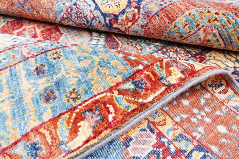 Rainbow Afghan Rug