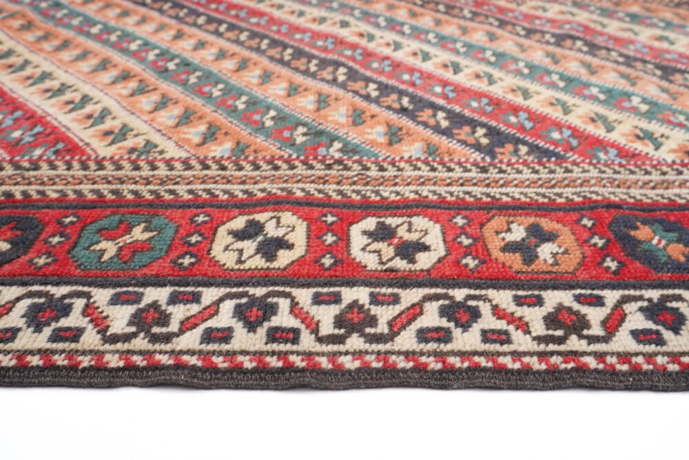 Faded vintage-style rug