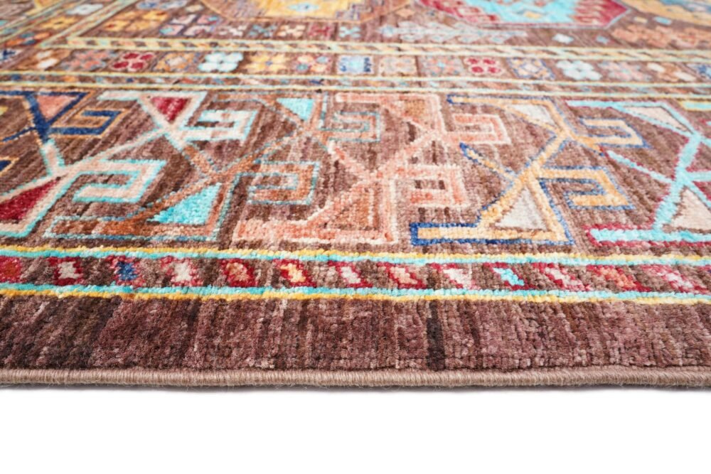 Shag rug with thick, plush pile