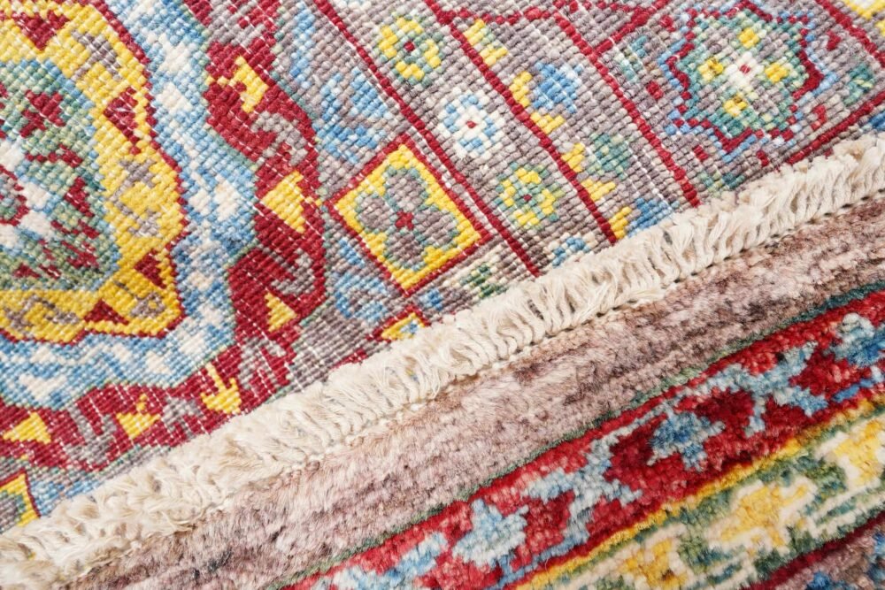 Grey Yellow Afghan Memluk Rug
